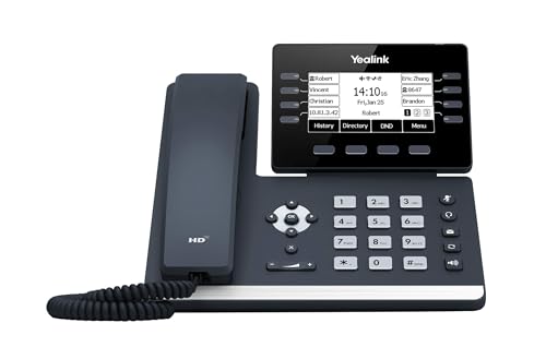 Teléfono IP Yealink T53 con adaptadores de energía incluidos miniatura 4