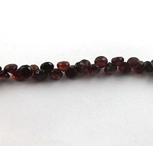 Garnet Onion Beads 5mm-6mm briolettes en pierre naturelle Orissa SB980