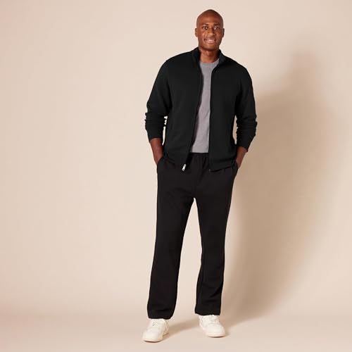 Amazon Essentials Sweat Shirt à Col Montant en Molleton à Fermeture Éclair Intégrale Homme - vue 8