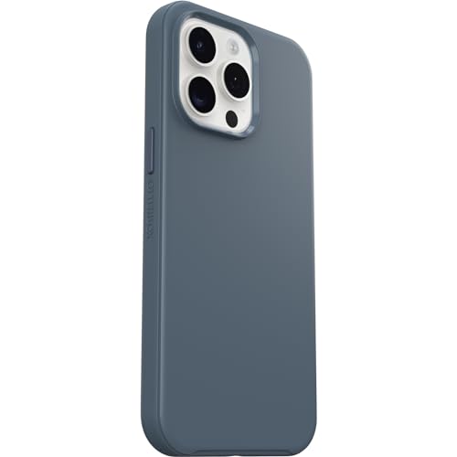 Image of OtterBox iPhone 15 Pro MAX (Only) Symmetry Series Case - BLUETIFUL (Blue), Snaps to MagSafe, Ultra-Sleek, Raised Edges Protect Camera & Screen