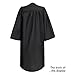 Hillban 5 Pcs Halloween Judge Costume Accessory Judge Robe False Collar Wooden Gavel Wig and Glasses for Halloween Cosplay(Adult Size)