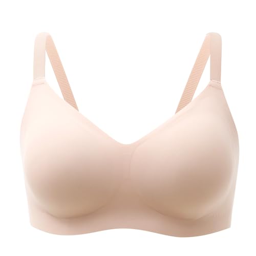 Image of Momcozy Seamless Bra for Women, 3.0 Jelly Strip Lifting Wireless Bra with Breathable Perforations