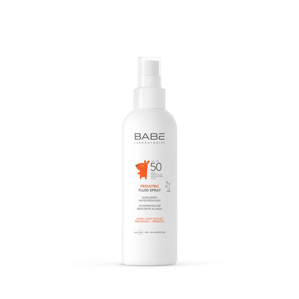 Laboratorios Babe Laboratorios Babé Pediatric Fluid Spray Spf 50 Kinder-Sonnenschutzspray, Uvb-Schutz, Ideal Für Babys Und Kinder Mit Empfindlicher Haut, Wasserdicht