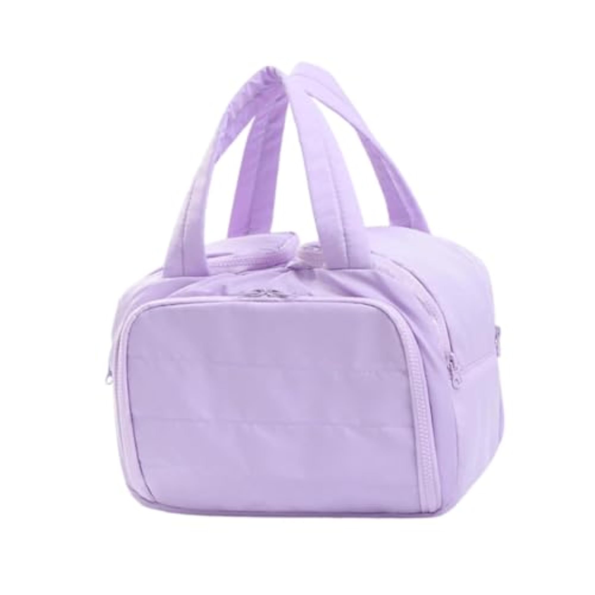 Large Capacity Travel Makeup Bag, Purple Pouch