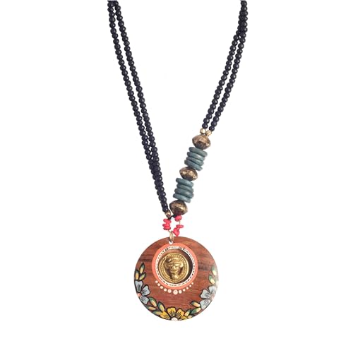 Image of AAKRITI ART CREATIONS Handcrafted Tribal Dhokra & Royal Brass Necklace Collection | Queen, Cleopatra & Heritage-Inspired Statement Jewelry | Artisan Ethnic Necklaces for Women
