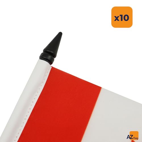 Drapeau de table Canada AZ FLAG lot de 10 mini drapeaux de bureau 15x10 cm