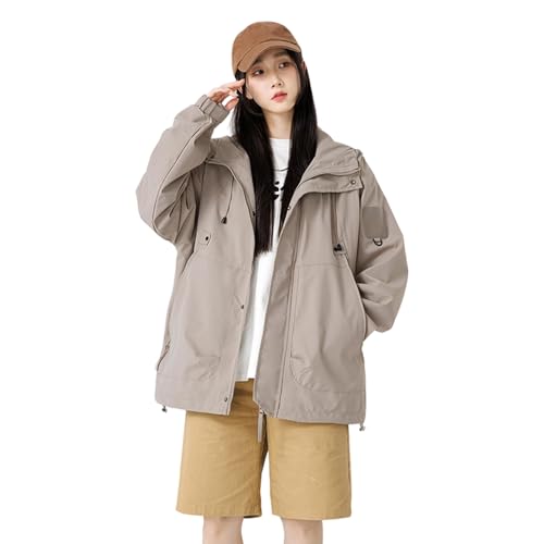 Tumao レディースマウンテンパーカー L カーキ