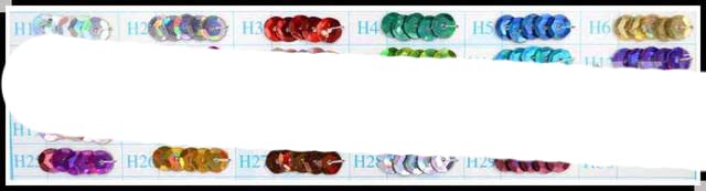 (Metallic Colors) Round Flat or Cup Loose Sequin Paillettes for Party Evening Dress,Costume,Nail Art-Color Numbers,5mm Cup