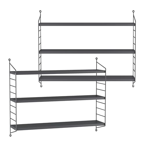 En.casa  Juego de 2 Estantería de Pared