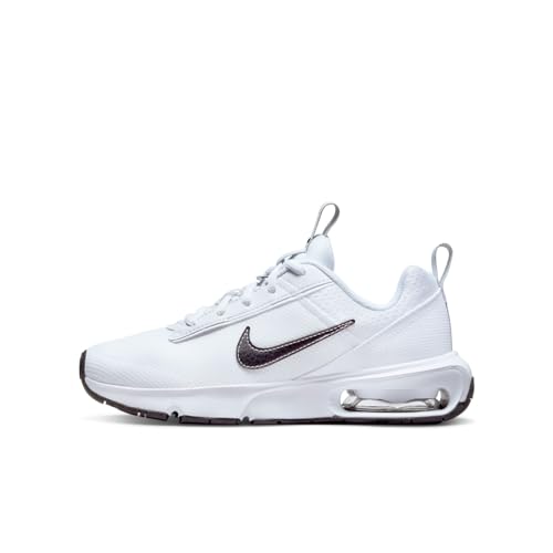 Nike Kids Boy's Air Max Intrlk 75 (Big Kid) White/Black/Photon Dust/Wolf Grey 4 Big Kid M