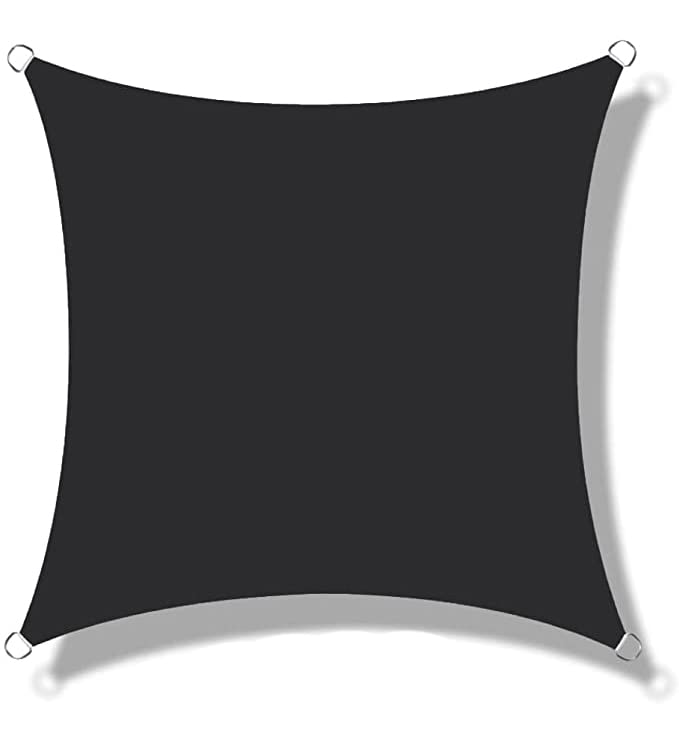 Voile d'ombrage robuste en toile de qualité commerciale rectangulaire sable