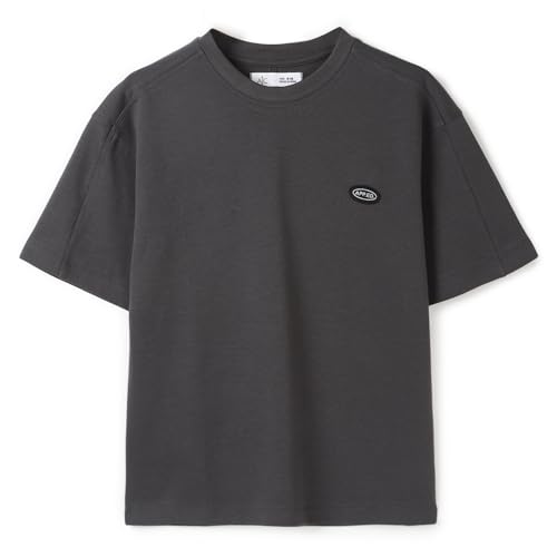 Image of Alan Jones Clothing Boys Solid Relaxed Fit Cotton T-Shirt