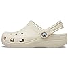 Crocs Kids Classic Clog (Little Kid/Big Kid) - Clogs for Kids - Synthetic Lining - Circulation Nubs Bone 4 Big Kid M
