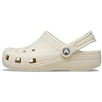 Crocs Kids Classic Clog (Little Kid/Big Kid) - Clogs for Kids - Synthetic Lining - Circulation Nubs Bone 4 Big Kid M