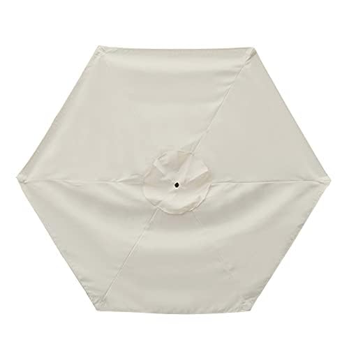 Earnmore Giardino Ombrellone Sostituzione Copertura (2m/3m, 6/8 Braccia) | Telo di Ricambio con Protezione Solare per Piscina, Terrazza, Esterni