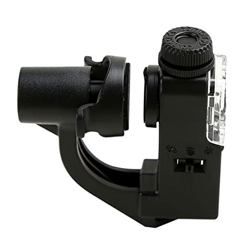Veemoon Clip-on Microscope for Phone 90x Magnification Universal Mobile Phone Magnifier Portable Jewelry Microscope