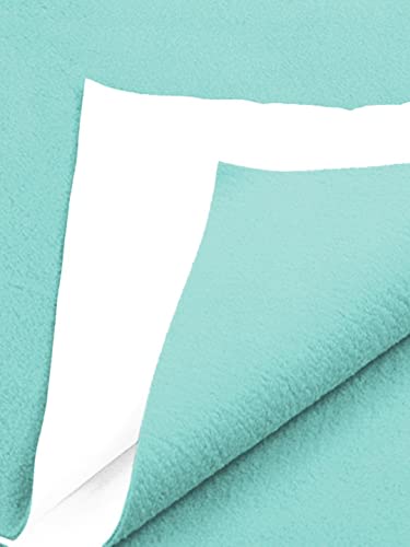 Image of BIANCA Soft Bamboo Baby Dry Sheet, Mattress Protector -2pc Large (smartdry) | Waterproof & Breathable Anti Bacterial | Baby Dry Sheet & Mattress Protector. Smart Dry-sea Green