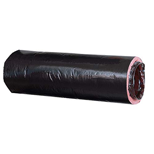 Conduit flexible isolé noir gaine de ventilation thermique 35,6 cm ATCO 04002514