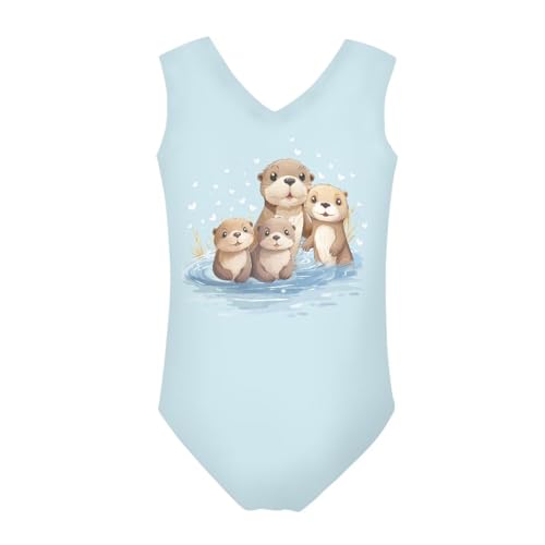 Image of Girls Swimsuit 1 Piece Beach Sport Bathing Suits, Kids Swimwear