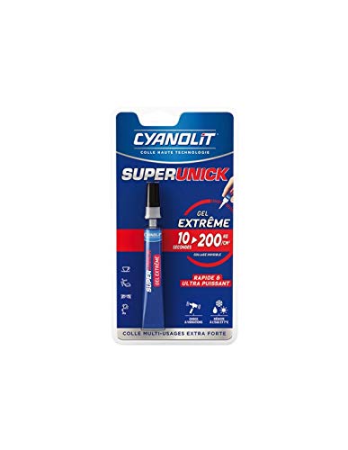 Colle Cyanolit 33300061 tube de colle forte universelle transparente 15 g