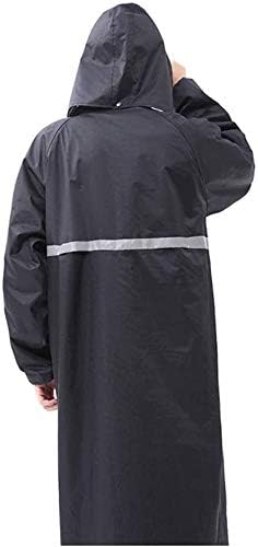 レインポンチョ レインコート長いセクション太い通気性の二重層ポンチョウインドブレーカー防水レインポンチョ 自転車 レインコート (C