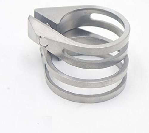 Fahrradsattelklemme, Sattelklemme, Fahrradsattelklemme Sattelstützenklemme Titanlegierung Fahrrad Mountainbike Rohrklemmen Sattelrohrclip Sattelstützenklemme(31.8mm)