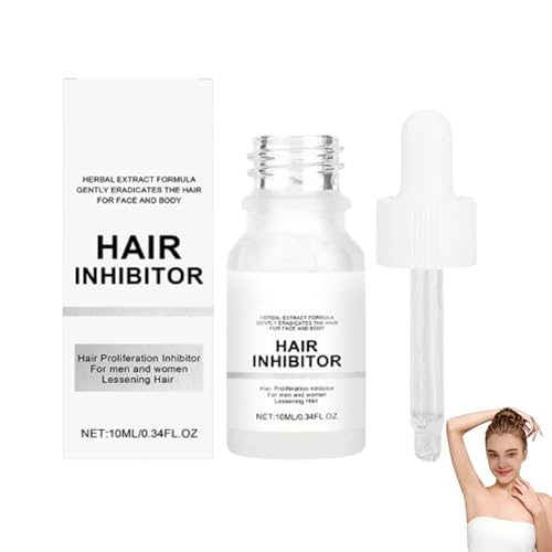 Sérum hidratante inhibidor permanente del vello para el rostro, inhibidor del vello que detiene de forma permanente su crecimiento, sérum depilatorio, para brazos, piernas y cuerpo (1pcs)
