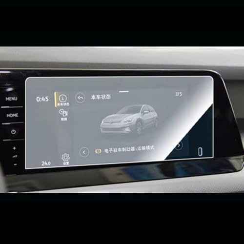 Écran GPS Golf 8 protégé du verre trempé contre rayures et traces sur LCD