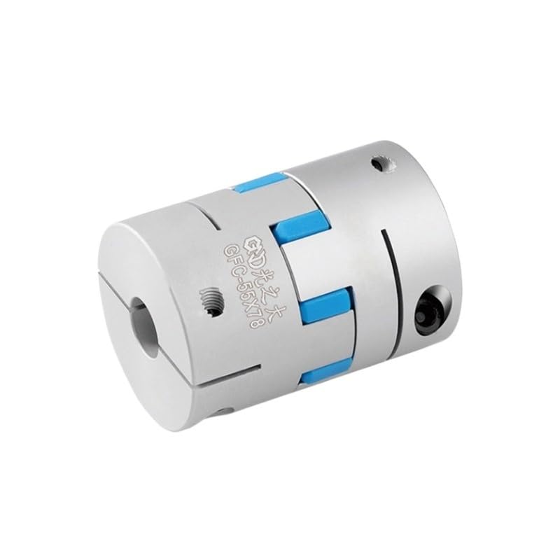 aluminium pflaume flexible wellenkupplung 50 Stück Backenspinnenkupplung gebogen 5/6/6,35/8/10 mm/Welle flexible Kupplung (Size : 6x6)