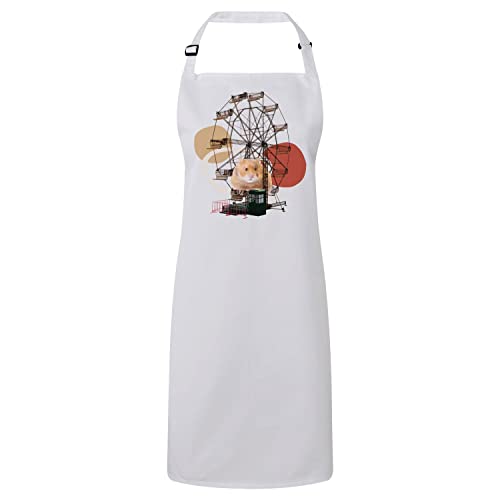 Tablier de cuisine premium hamster grand roue création artistique surréaliste