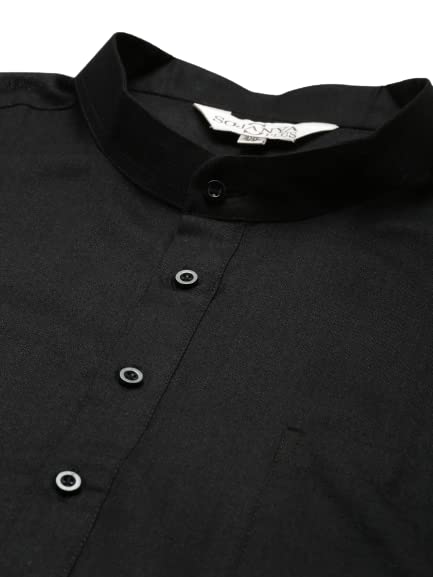 Image of SOJANYA (Since 1958, Men's Silk Blend Grey Kurta Pyjama & Silk Blend Jacket Combo