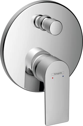 Hansgrohe Rebris E Single Lever Bath Mixer for Concealed Installation with Integrated Security Combination According to EN1717 for iBox Universal Chrome