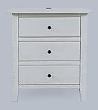 Jofran Inc. Maxton Contemporary Coastal Distressed Acacia USB Charging Nightstand