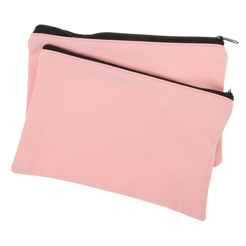 DOITOOL 2pcs Canvas Jewelry Pouch Drawstring Storage Bags for Necklaces Earrings Lightweight and Decorative Sundries Pouches for and Special Occasions