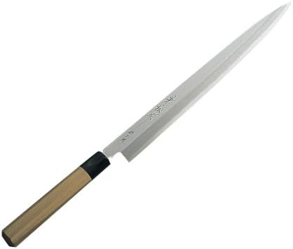 Kanematsu Ginsan Steel Yanagi Blade Knife, 10.6 inches (27 cm)