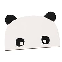 Amosfun Unique Wall Hook Panda Design Adhesive Coat Hooks for Boy Girl's Bedroom Decorative Coat Hangers Rustic Home Decor Wall Hanging