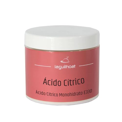 Ácido cítrico 400g alimentario en polvo, conservante, aroma a limón