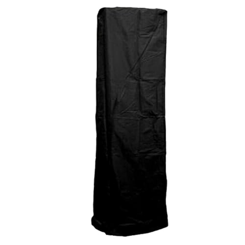 Cubierta del calentador de patio 87x21x24 Tapa de calentador robusto resistente al viento cubierta plateada de la plataforma oxford cubierta del calentador al aire libre para barbacoas de jardín, la