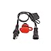 Optimate Cable O-57, Adapter, MV Agusta Port to SAE Plug