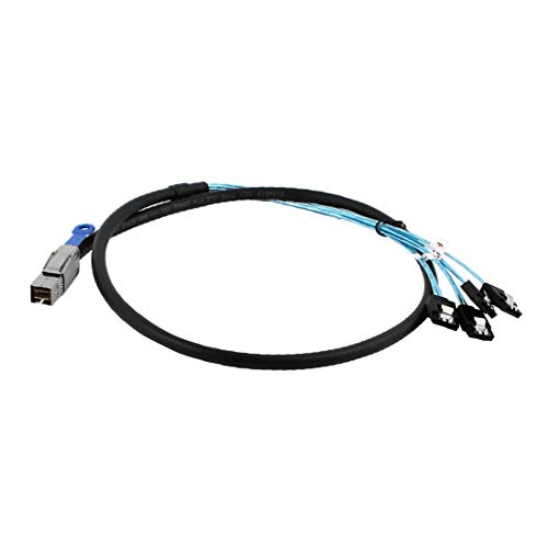 Mini SAS HD 36 Pin SFF-8644 a 4 SATA Cable 1M