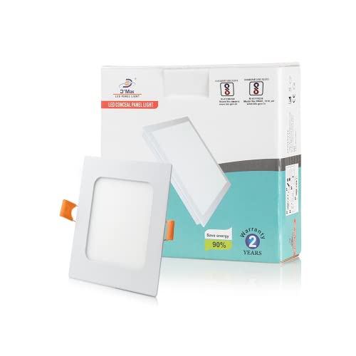 DMT 15 Watts LED Square False Ceiling Panel Light (White)