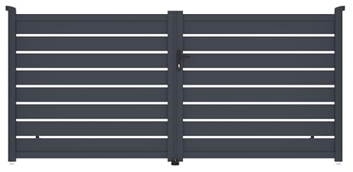 G21 Reno Doppelflügeltor 350x158 cm Anthrazit