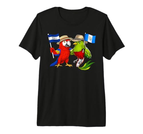 Honduras Guatemala Roots Honduran Flag Proud Guatemalan Premium T-Shirt