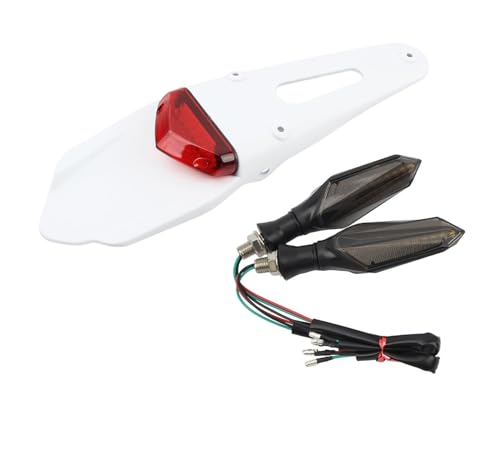 Luz trasera para moto dañada solucionada con intermitentes 2