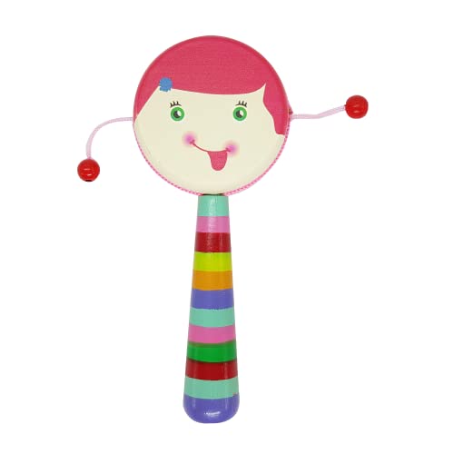 ZENZERO® - Gioco Musicale in Legno - Adatto a bambini +3 Anni - Sonaglio - FANTASIA BAMBINA - 1 Pezzo - MODELLO:...