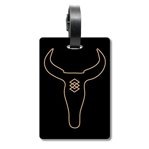 Étiquette de voyage pour valise Bull Totem, l'accessoire des grands départs