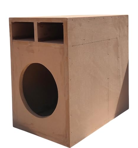 Image of NRS AUDIO 18 MM-MDF Single 10 inch Subwoofer L Port Ported Car Subwoofer Box