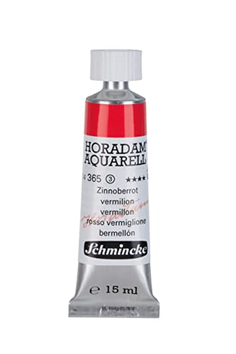 Schmincke Horadam Aquarell Watercolor Tubes - Vermilion 15ml