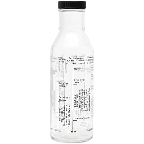 Kolder Salad Dressing Mixer Bottle, Glass, 13-Ounce Cover