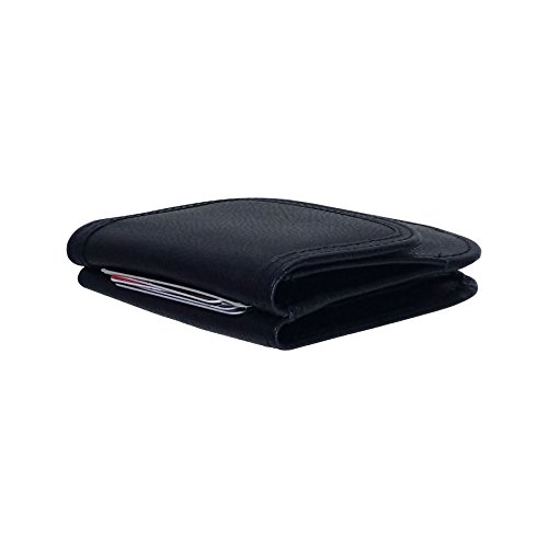 Taxi Wallet® TW03-BLACK - Soft Leather - Compact, Front Pocket Folding Wallet - For Cards, Coins, Bills, ID (Men & Women) - Image 5